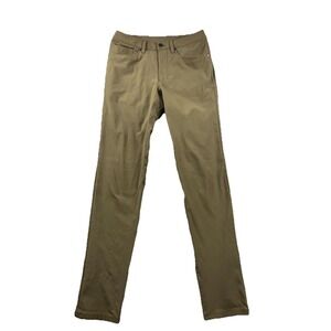 Lululemon ABC Pants Mens 28x32 Beige Classic Fit Commission Performance Stretch